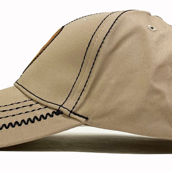 Variety To Go Canadian Baseball Hat, 100% Cotton Maple Leaf Hat (2061 Beige) - Picture 5 of 7